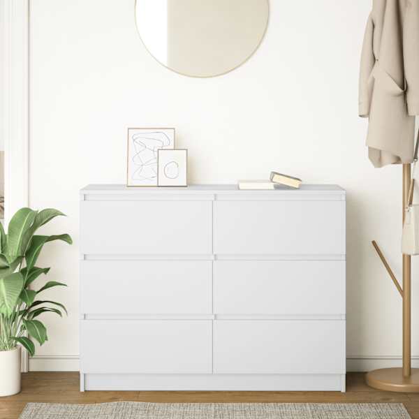 Puhvetkapp, valge, 100 × 35 × 76 cm, tehispuit