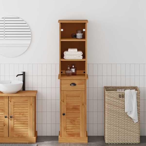 Vannitoa mööbleset VIGO 2 tk Pruun ja meepruun 37 × 34 × 150 cm
