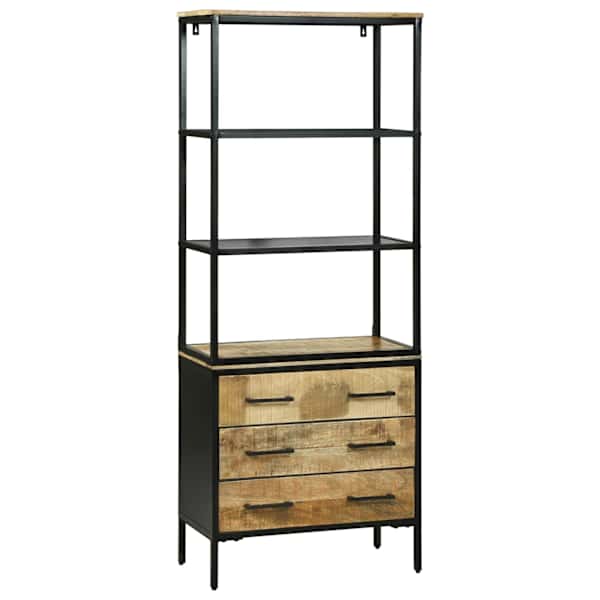 Kõrgushein sahtliga Pruun 70 × 35 × 180 cm Tugev mango puu