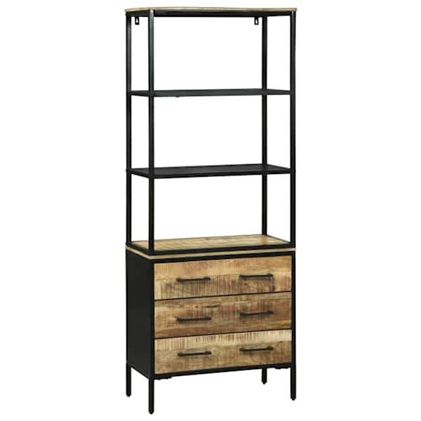 Kõrgushein sahtliga Pruun 70 × 35 × 180 cm Tugev mango puu