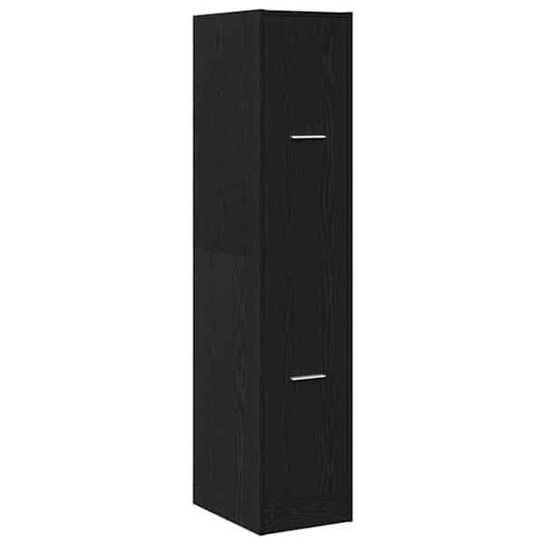 Apteegikapp must tamm 30 × 41 × 144,5 cm töödeldud puit