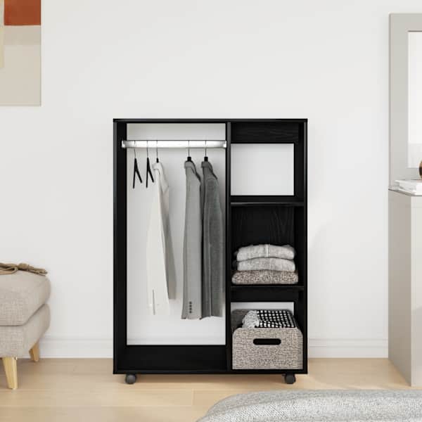 Riidekapp must tamm 80 × 40 × 110 cm töödeldud puit