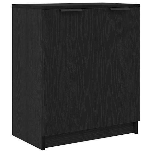 Kinga kapp riiuliga uksega Must tamm 59 × 35 × 70 cm Tehispuit