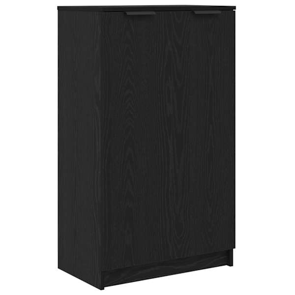 Kinga kapp riiuliga uksega Must tamm 59 × 35 × 100 cm Tehispuit
