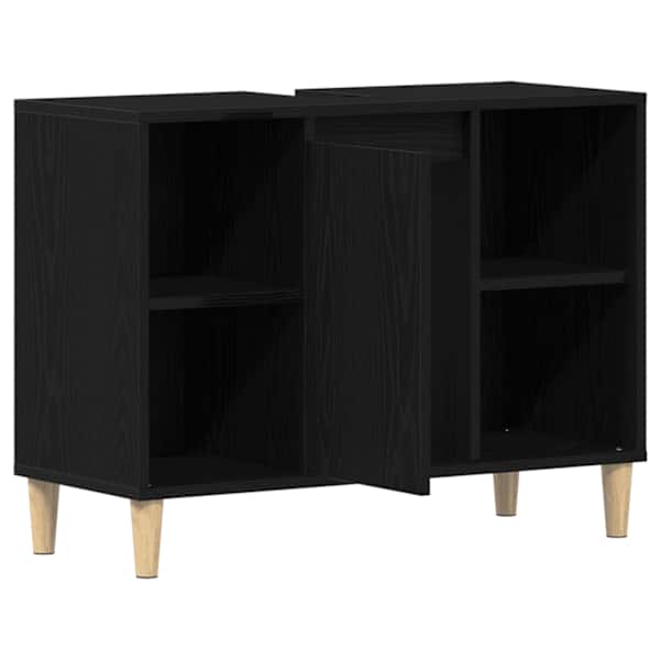 Valamukapp, must tamm, 80 × 33 × 60 cm, töödeldud puit