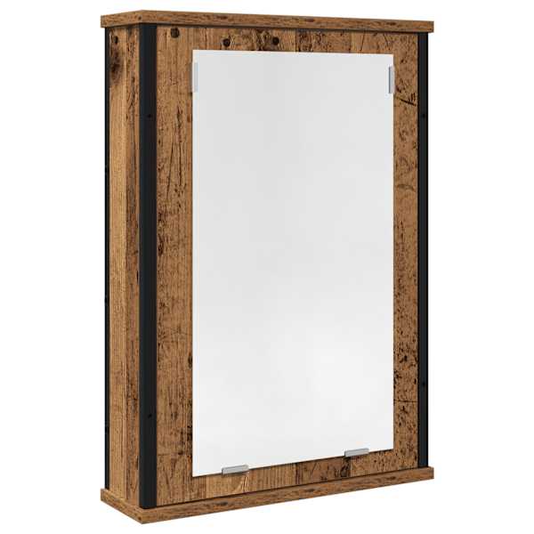 Vannitoa peegelkapp vana puit 42 × 12 × 60 cm tehispuit
