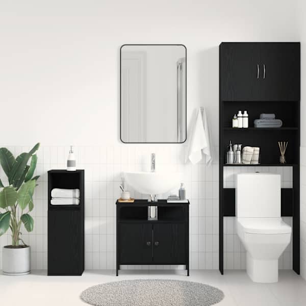 Valamukapp, must tamm, 60 × 30 × 60 cm, tehispuit