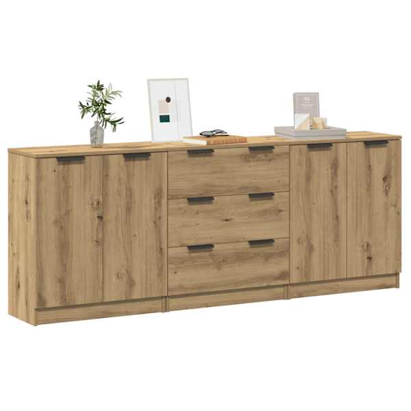 Puhvetkapid 3 tk Artisan tamm 60 × 30 × 70 cm insenerpuit
