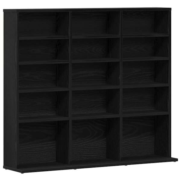 CD-kapp must tamm 100 × 23 × 89,5 cm töödeldud puit