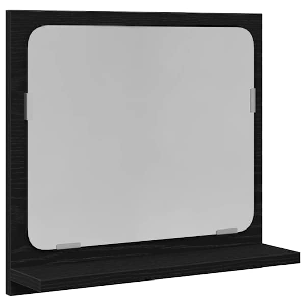 Vannitoapeegel must tamm 40 × 10,5 × 37 cm töödeldud puit