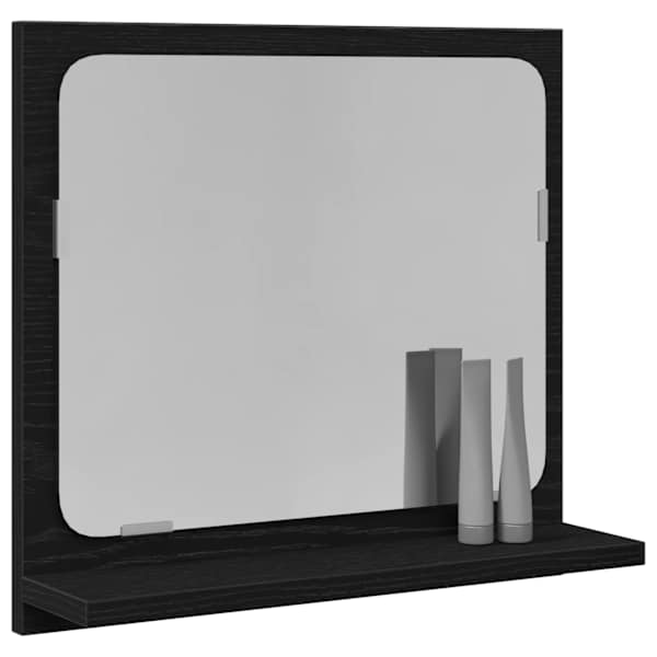 Vannitoapeegel must tamm 40 × 10,5 × 37 cm töödeldud puit