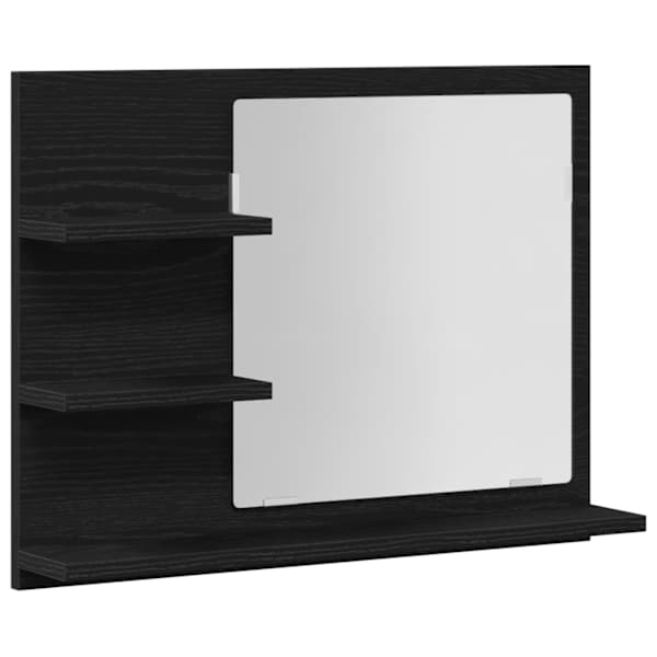 Vannitoapeegel must tamm 60 × 10,5 × 45 cm töödeldud puit