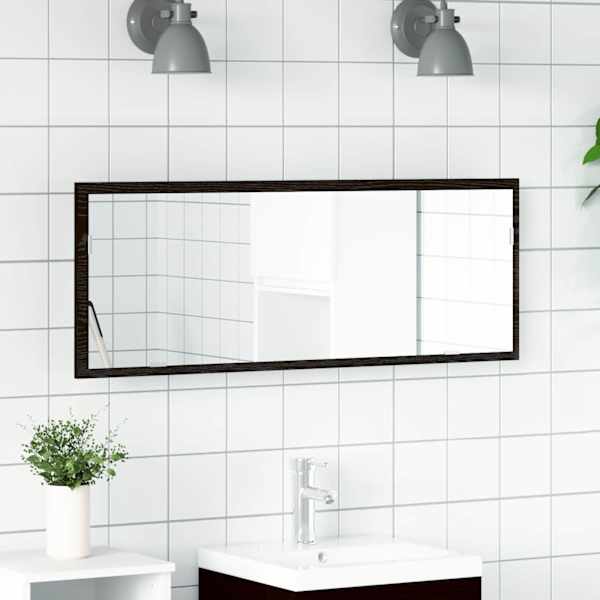 LED vannitoa peegel Must tamm 100 × 8,5 × 37 cm Klaas