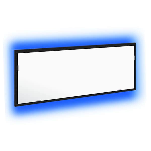 LED vannitoa peegel Must tamm 100 × 8,5 × 37 cm Klaas