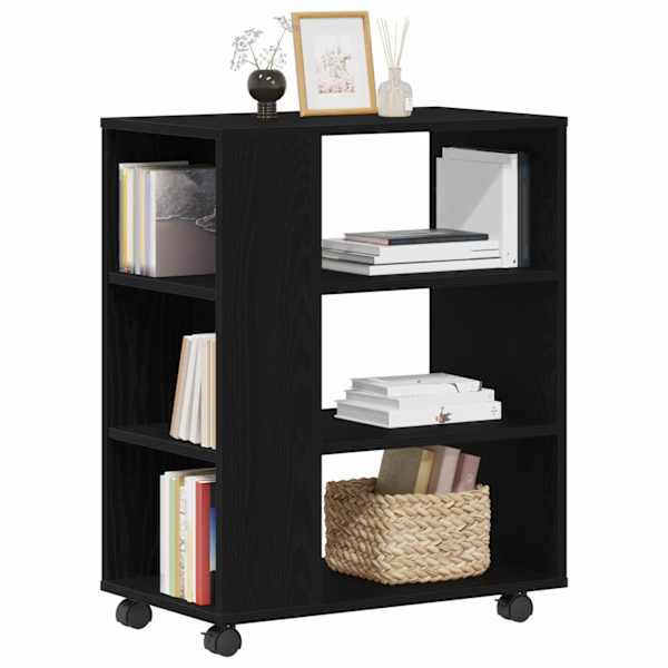 Hoiukapp 60 × 35 × 75 cm Tehispuit Must tamm