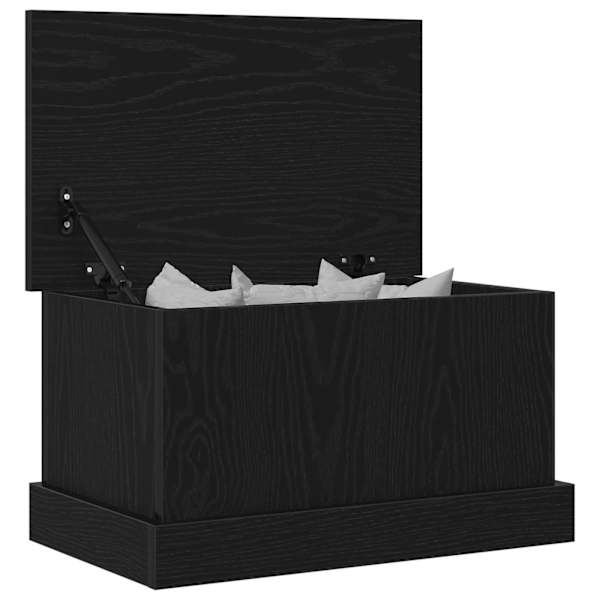 Salvestuskarp Must tamm 50 × 30 × 28 cm Tehispuit