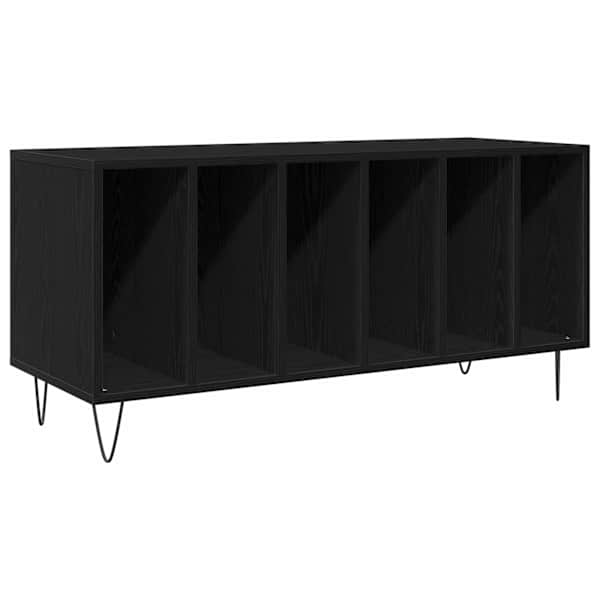Plaadikapp Must tamm 100 × 38 × 48 cm Tehispuit