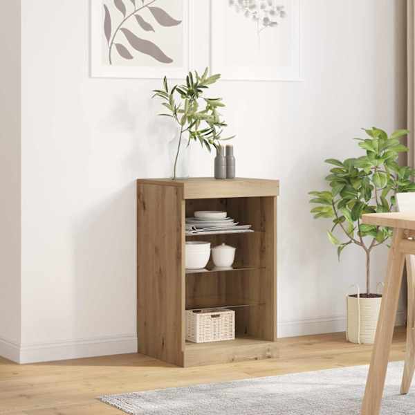 LED Kummuti Käsitööpuu 41 × 37 × 67 cm Tehispuit