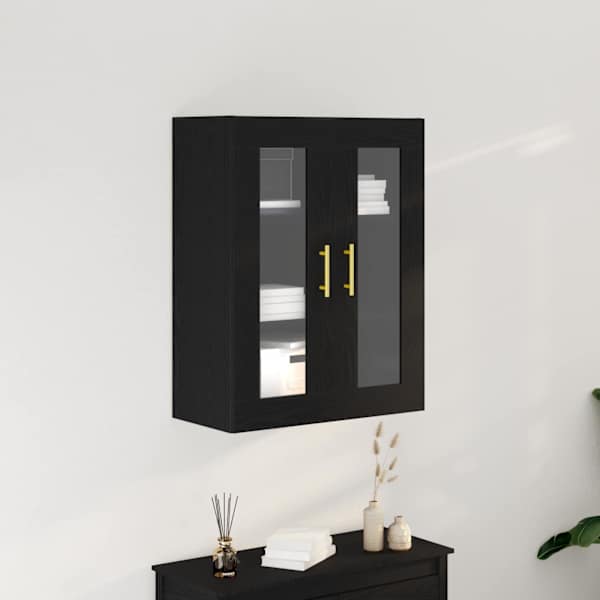 Seinekapp Must tamm 69,5 × 34 × 90 cm Tehispuit