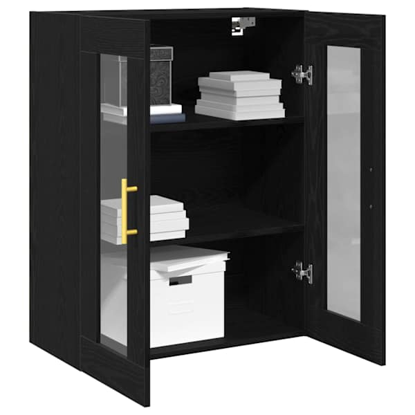 Seinekapp Must tamm 69,5 × 34 × 90 cm Tehispuit