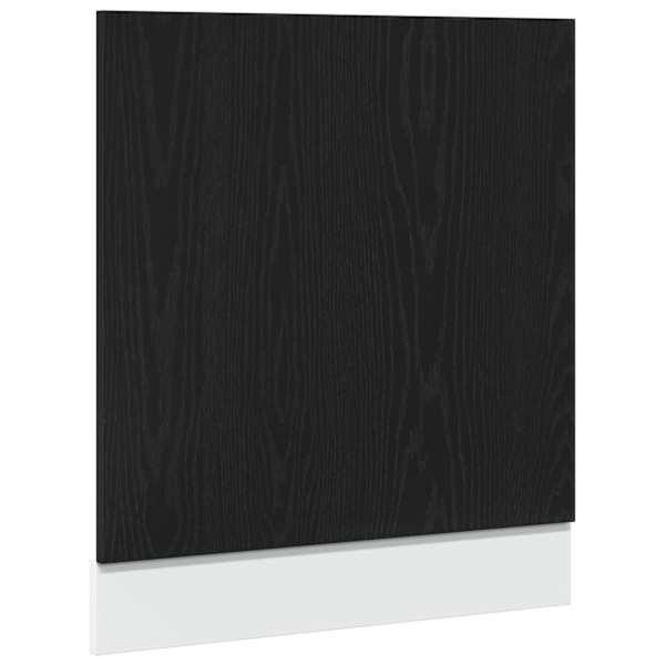 Nõudepesumasina paneel Lyon, must tamm, 60 × 1,5 × 67 cm, töödeldud puit