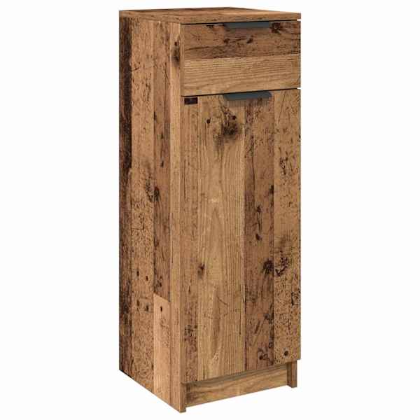 Vannitoa kapp sahtliga Vana puit 32 × 34 × 90 cm Tehispuit