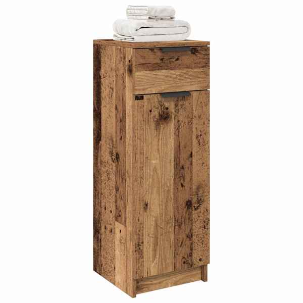 Vannitoa kapp sahtliga Vana puit 32 × 34 × 90 cm Tehispuit
