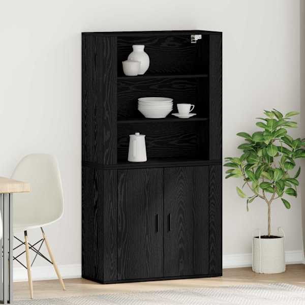 Kõrgushein Must tamm 80 × 33 × 150 cm Tehispuit