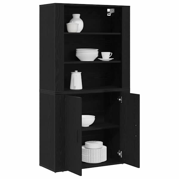 Kõrgushein Must tamm 80 × 33 × 150 cm Tehispuit