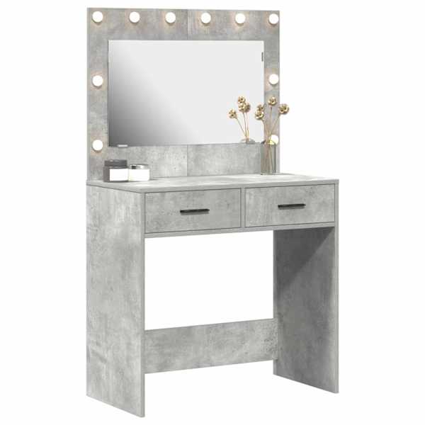 Riietumislaud Betoonhall 78,5 × 41 × 135 cm Tehispuit