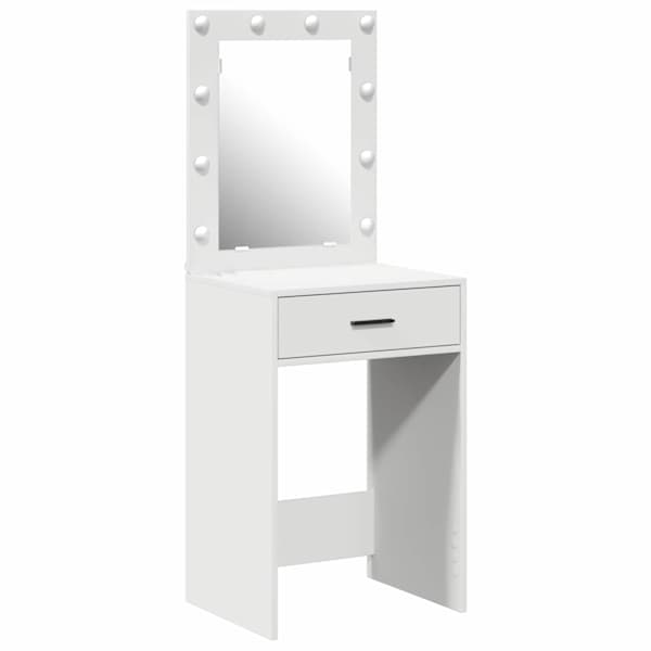 Riietumislaud Valge 50 × 41 × 135 cm Tehispuit