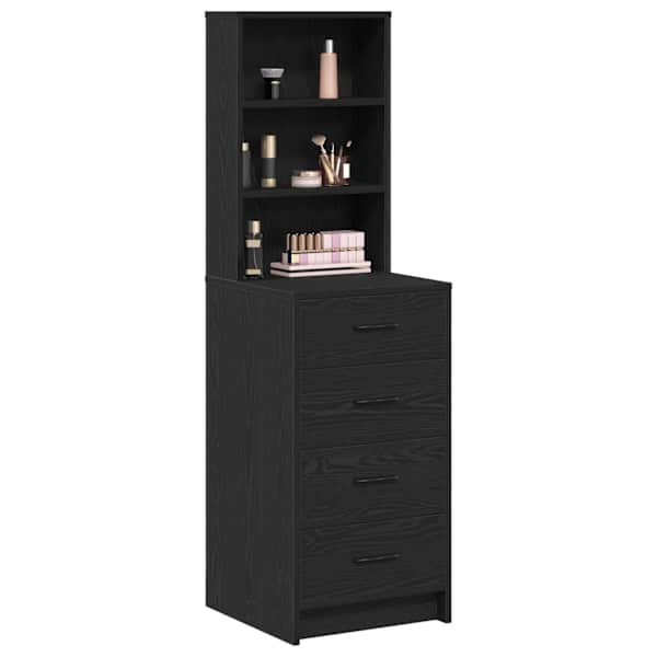 Kõrgushein Must tamm 40 × 41 × 135 cm Tehispuit