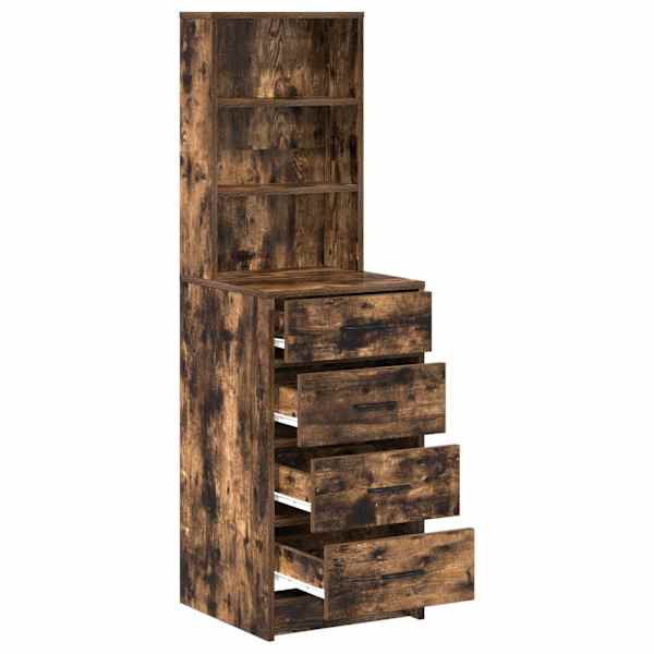 Kõrgushein Suitsutatud tamm 40 × 41 × 135 cm Tehispuit