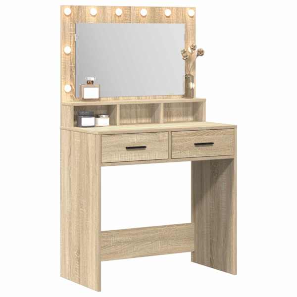 Riietumislaud Sonoma tamm 79 × 41 × 135 cm Tehispuit