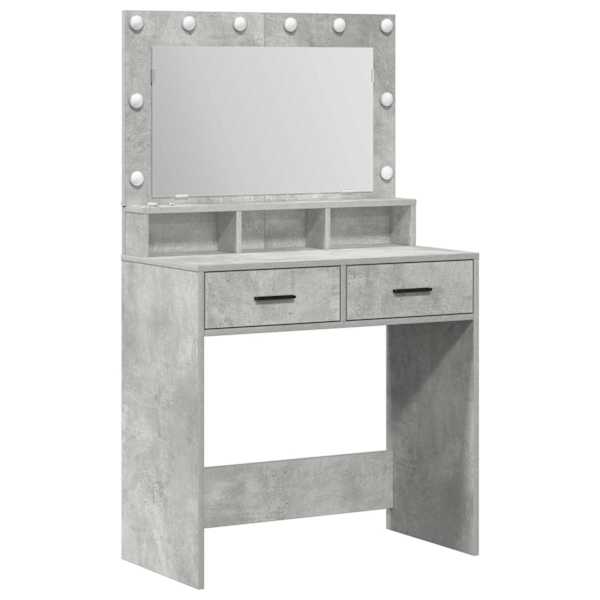 Riietumislaud Betoonhall 79 × 41 × 135 cm Tehispuit
