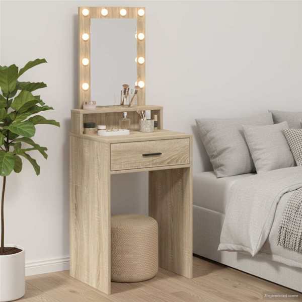 Riietumislaud Sonoma tamm 50 × 41 × 135 cm Tehispuit