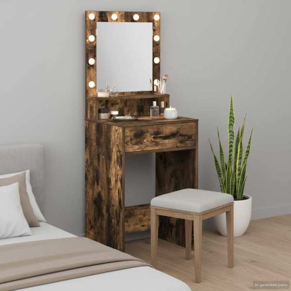 Riietumislaud Suitsetatud tamm 50 × 41 × 135 cm Tehispuit