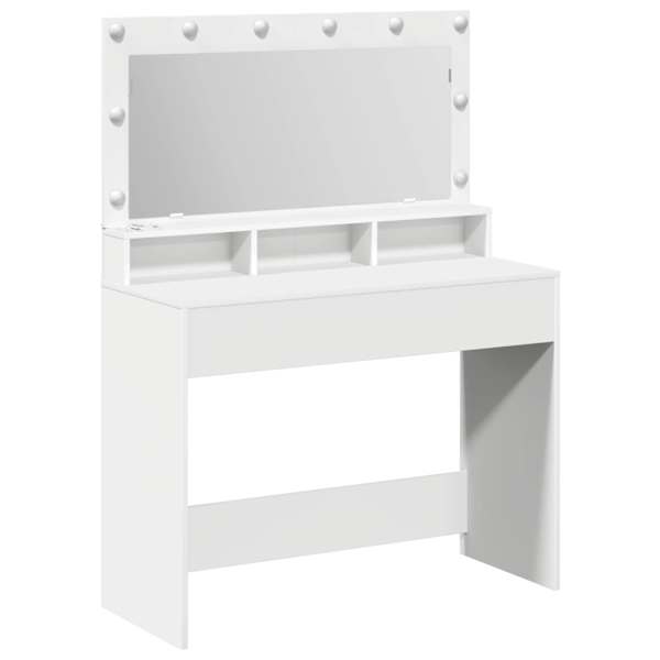 Riietumislaud Valge 100 × 41 × 135 cm Tehispuit