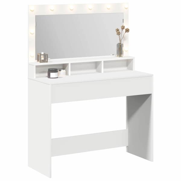 Riietumislaud Valge 100 × 41 × 135 cm Tehispuit