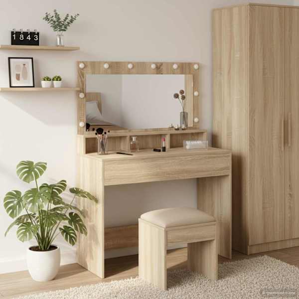 Riietumislaud Sonoma tamm 100 × 41 × 135 cm Tehispuit