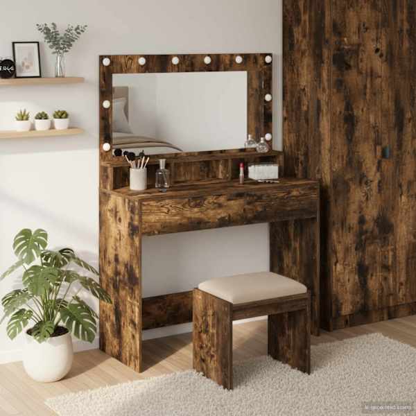 Riietumislaud Suitsetatud tamm 100 × 41 × 135 cm Tehispuit