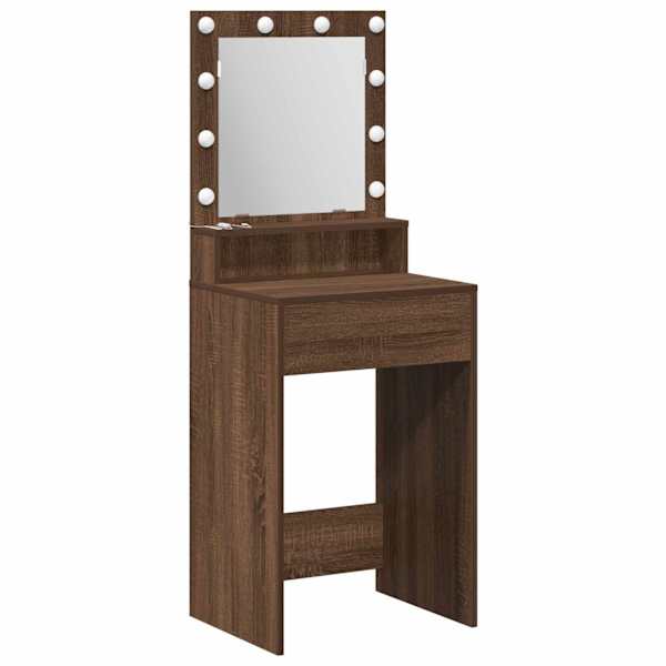 Riietumislaud Pruun tamme 50 × 41 × 135 cm Tehispuit