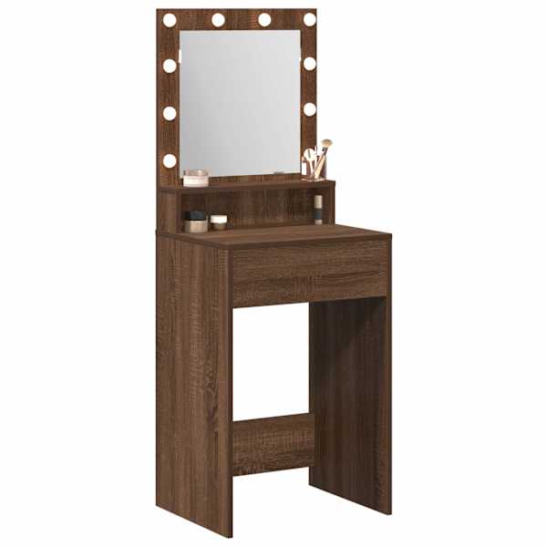 Riietumislaud Pruun tamme 50 × 41 × 135 cm Tehispuit