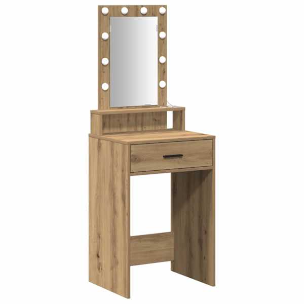 Riietumislaud Pruun 50 × 41 × 140 cm Tehispuit