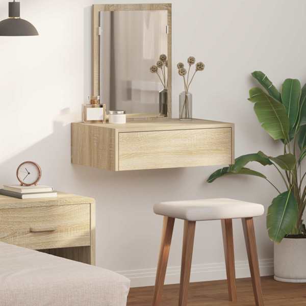Riietumislaud Pruun 60 × 40 × 70 cm Tehispuit