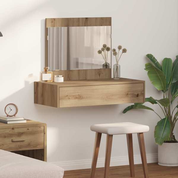 Riietumislaud Pruun 83 × 40 × 70 cm Tehispuit