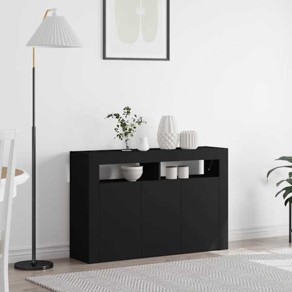 Kõide Must 116 × 30 × 75 cm Tehispuit