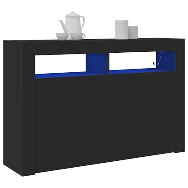 Kõide Must 116 × 30 × 75 cm Tehispuit
