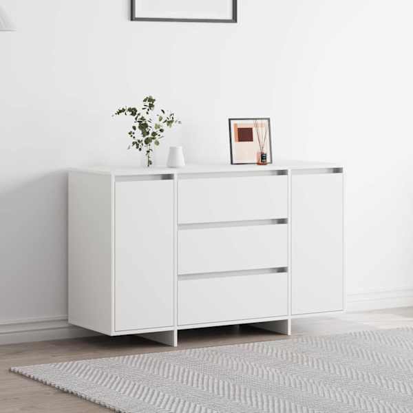 Kõide sahtliga Valge 120 × 41 × 75 cm Tehispuit