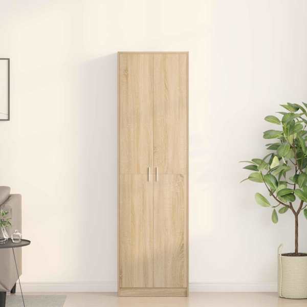 Garderoobikapp Sonoma tamm 55 × 25 × 189 cm Tehispuit